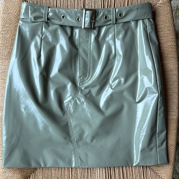 Camila Coelho Eliana Mini Skirt in Sage NWT - Picture 5 of 11